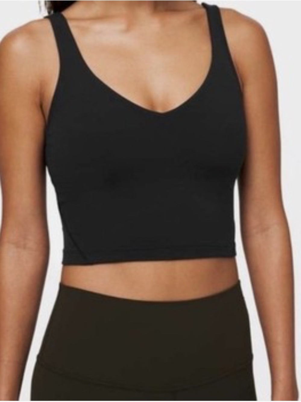 LULULEMON ALIGH CROPPED TANK TOP IN-SPORT- BRA